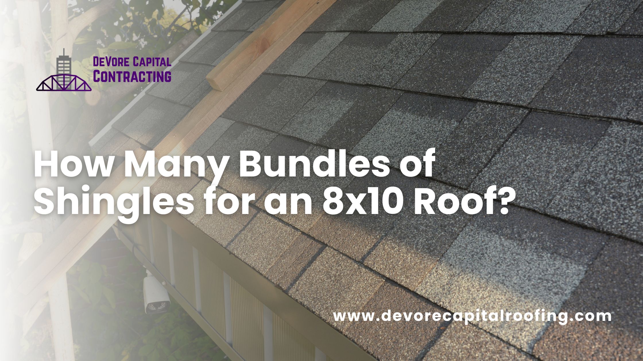 how many bundles of shingles for an 8x10 roof