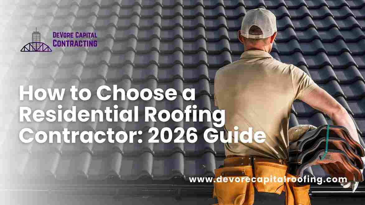 how to choose a residential roofing contractor