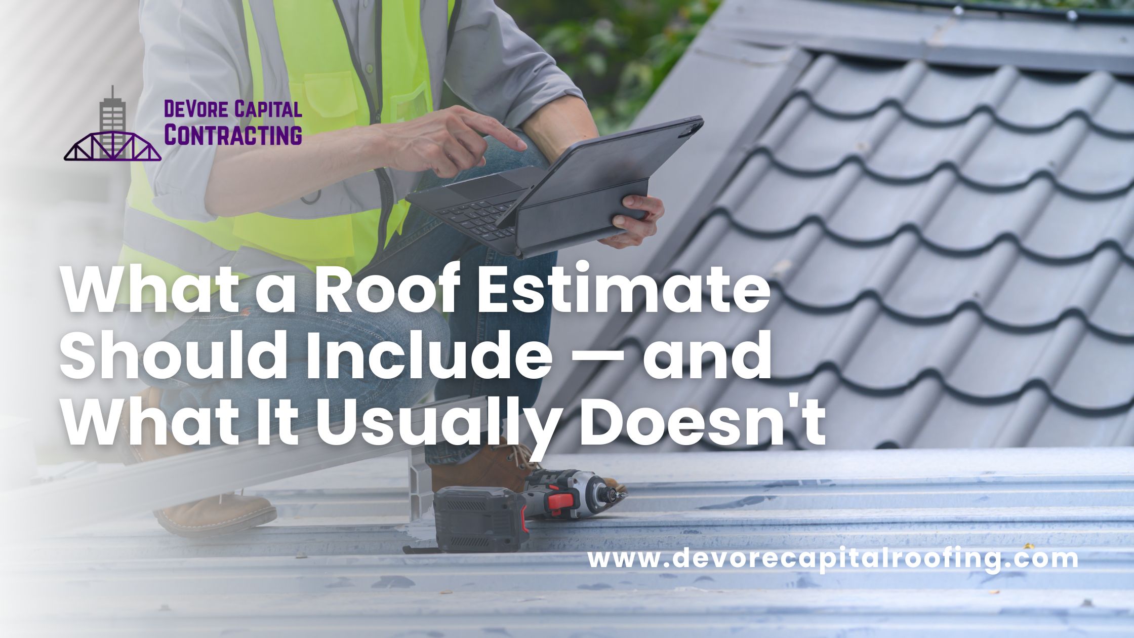 What a Roof Estimate Should Include — and What It Usually Doesn't